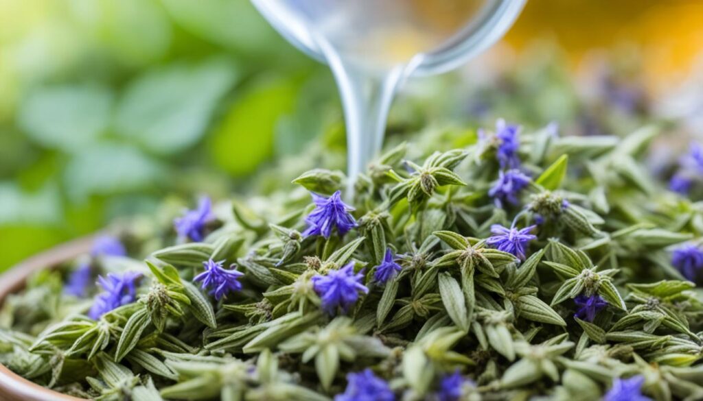 Anise Hyssop tea