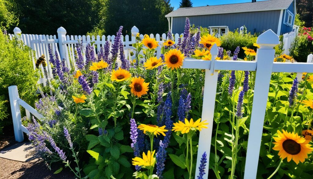 Bee-friendly garden