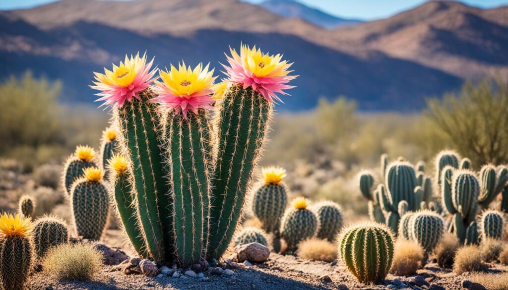 Cactus blooming