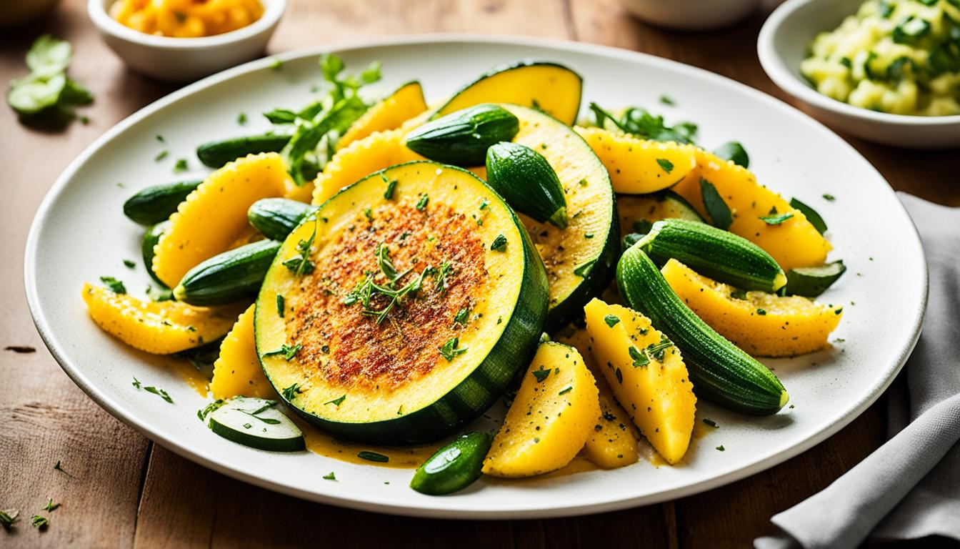 Courgettes and Scallopini