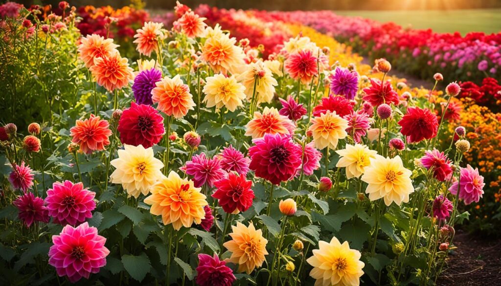 Dazzling Dahlia Display