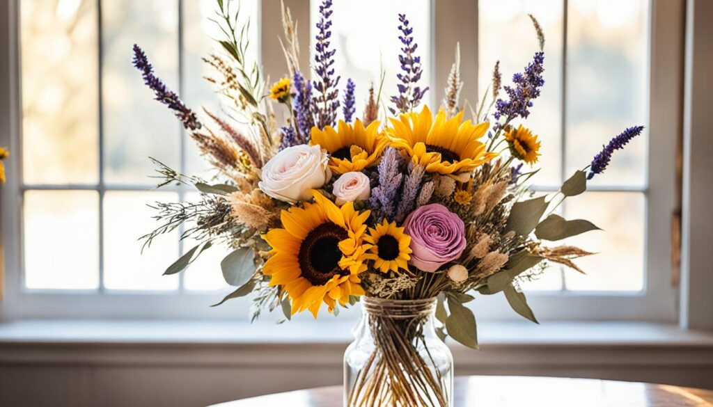 Dried Wedding Flowers