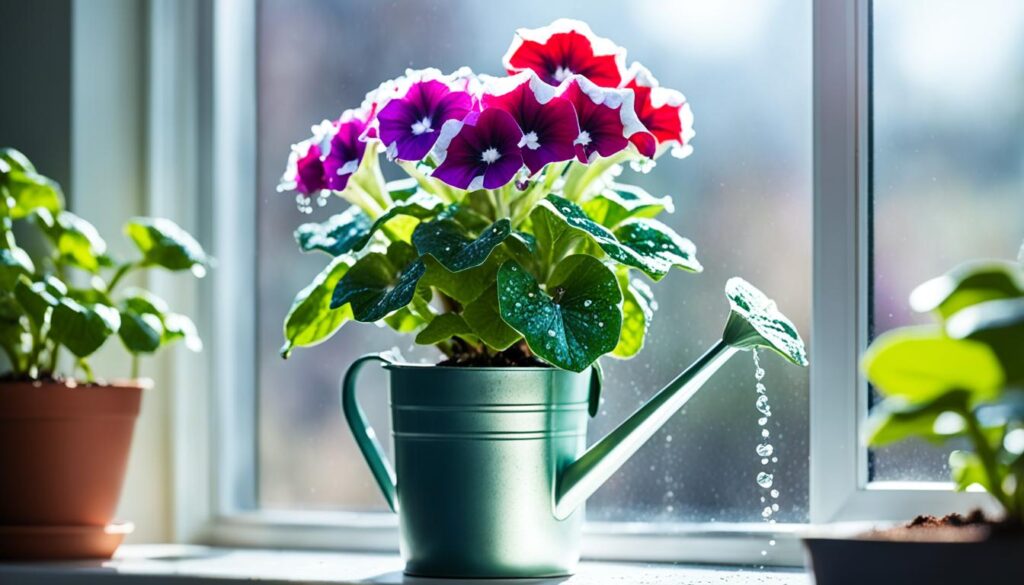 Gloxinia watering requirements and light conditions