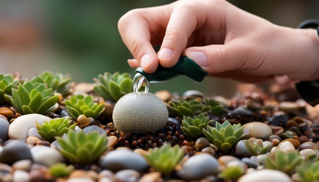 Lithops Watering