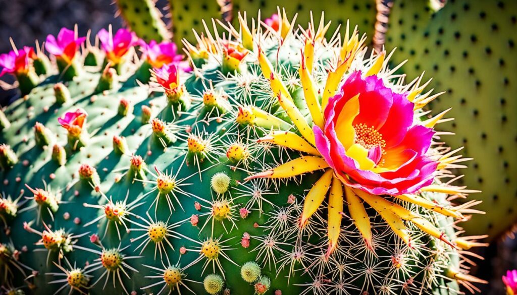 Opuntia cactus flower