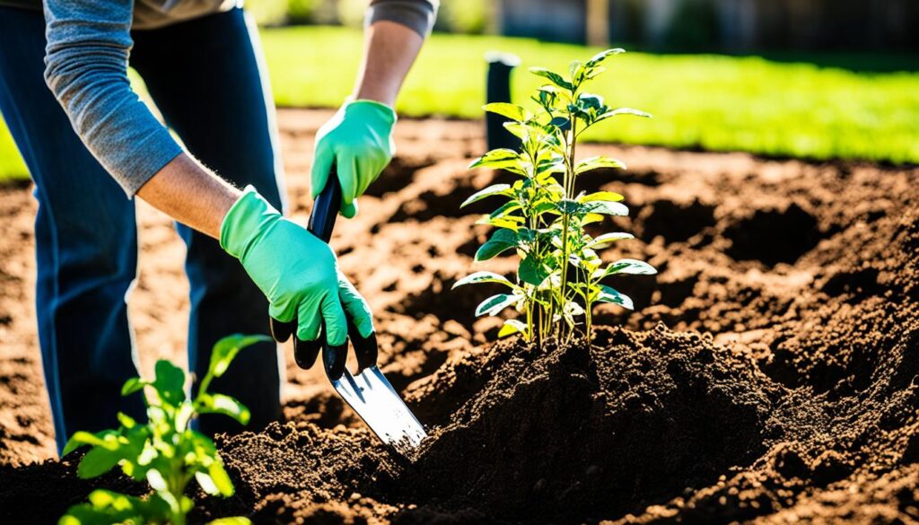 Planting hedges