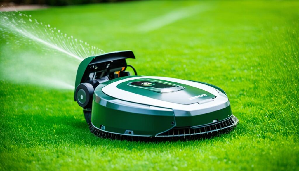 Robotic lawnmower features