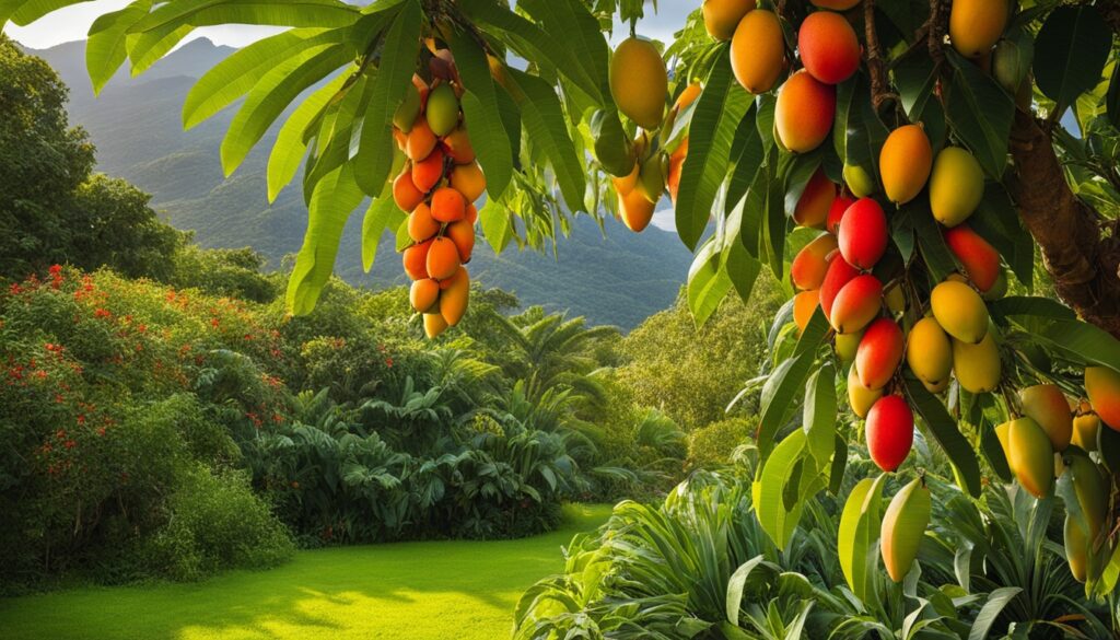 Tropical fruit trees in New Zealand