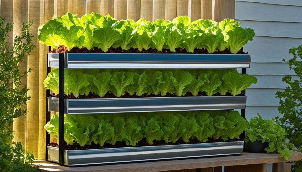 Vertical Planters for Lettuce