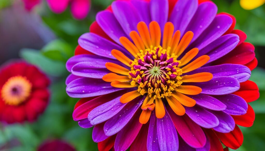 Zinnia flowers