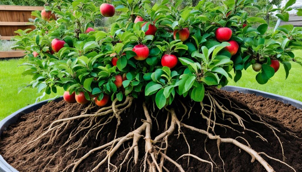 apple tree nutrition