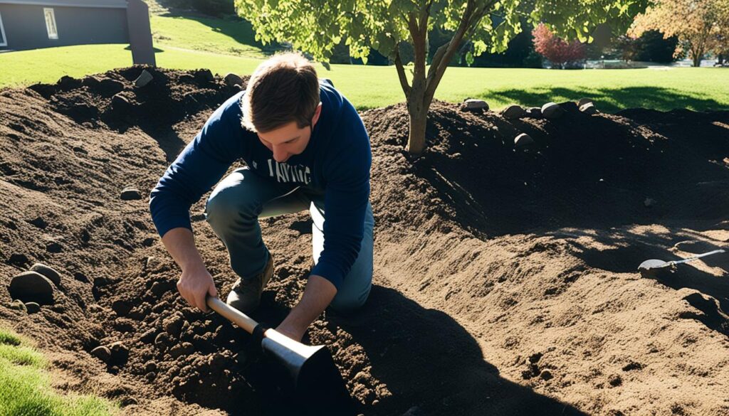 apple tree planting