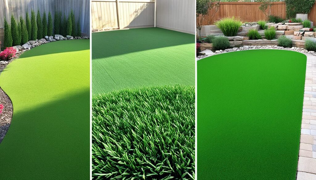 artificial turf installation