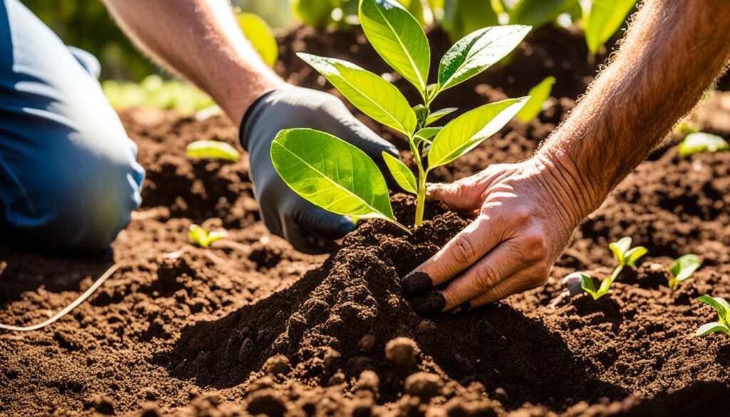 avocado tree planting