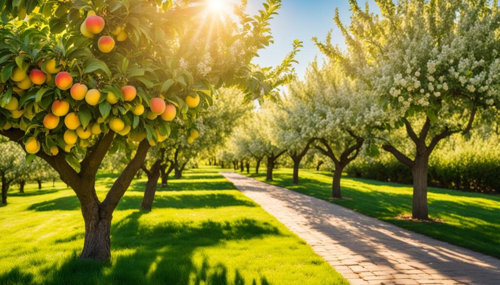 backyard orchard