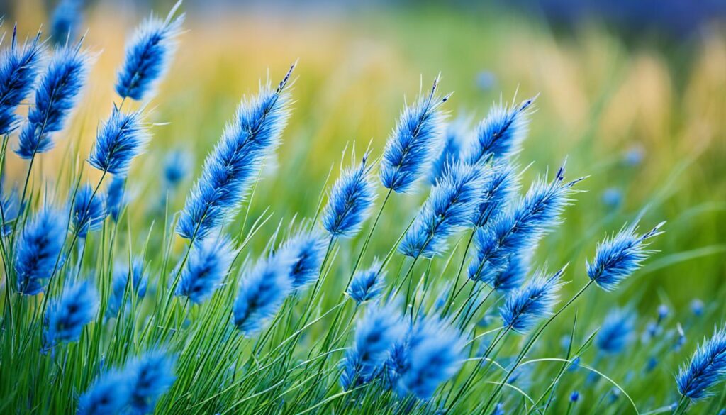 blue fescue grass