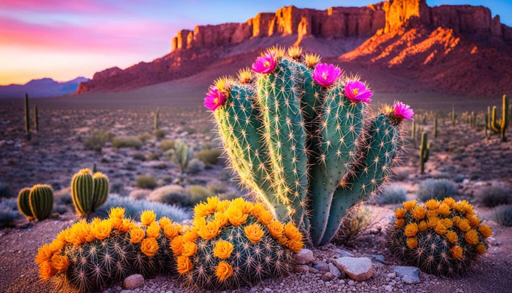 cactus with flower