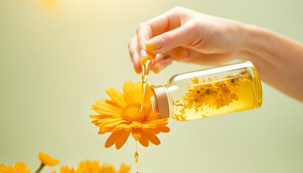 calendula oil in skincare