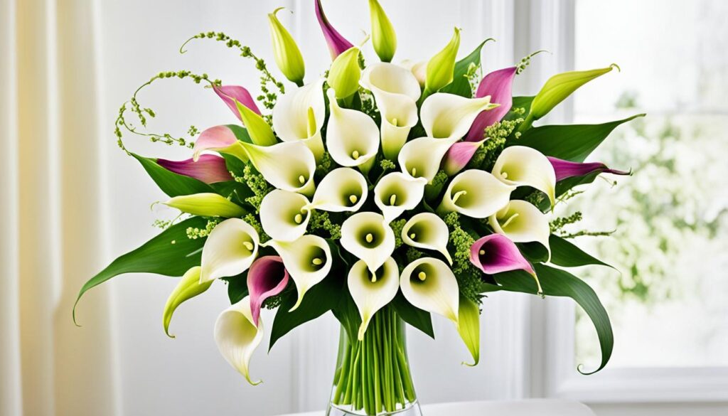 calla lily bouquet