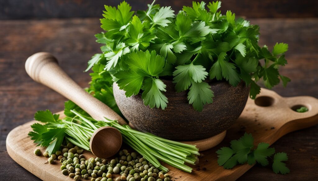 cilantro traditional medicine