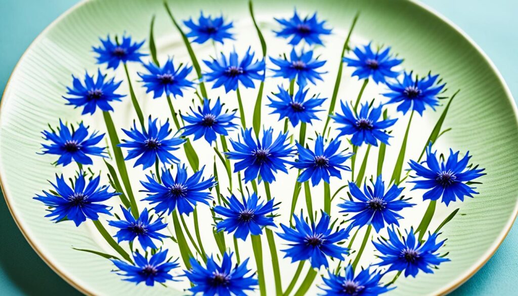 cornflowers edible