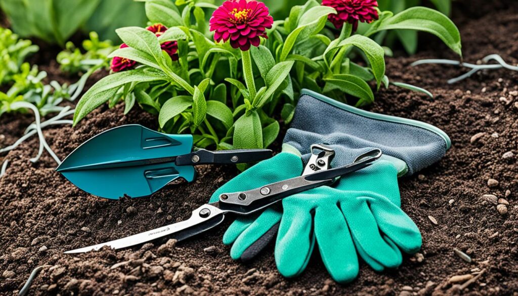 deadheading zinnias