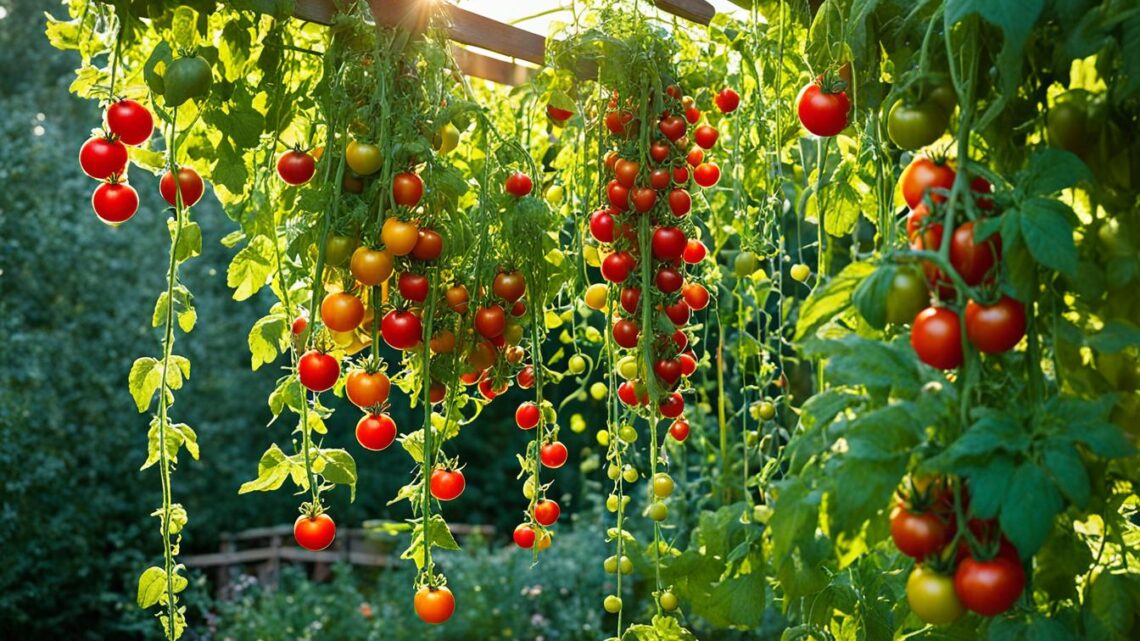 hanging tomato plants