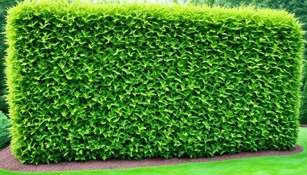 hedge plant height