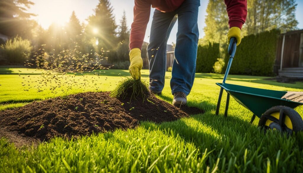 lawn reseeding process