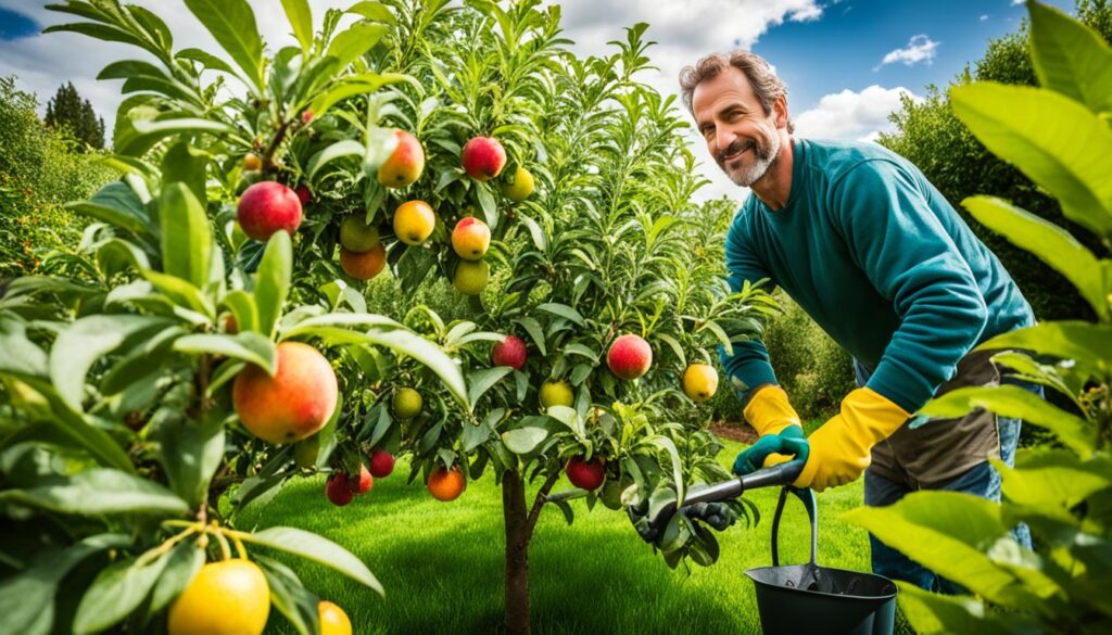 organic fruit tree care