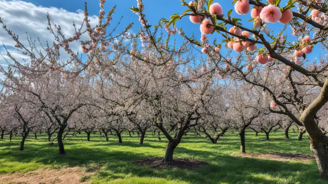 peach trees