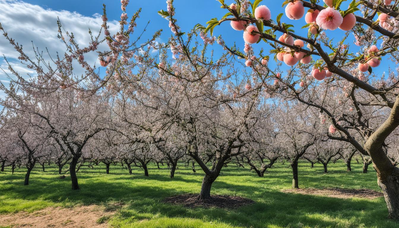 peach trees