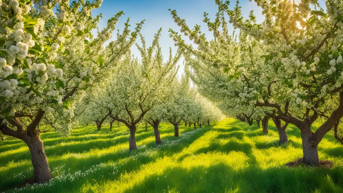 pear trees