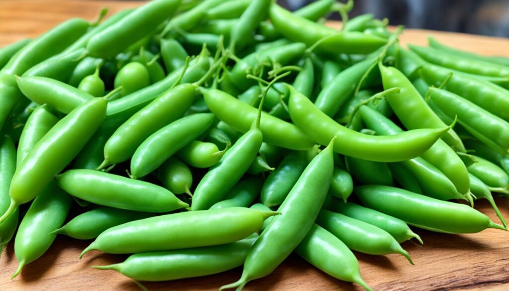 peas, snow peas, sugar snap peas