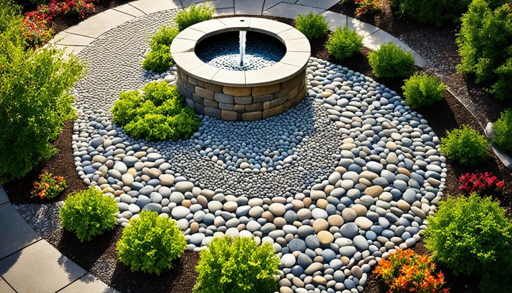 pebble patio