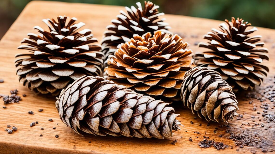 pine cones syrup