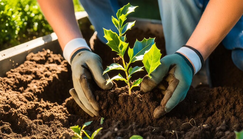 planting holly