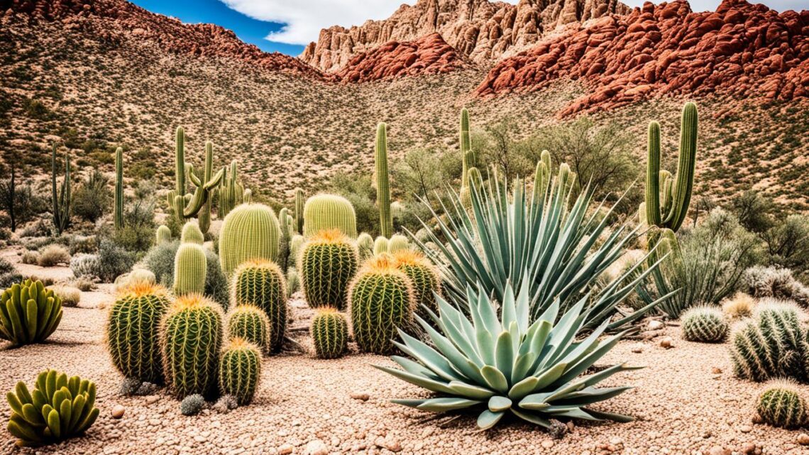 plants in desert