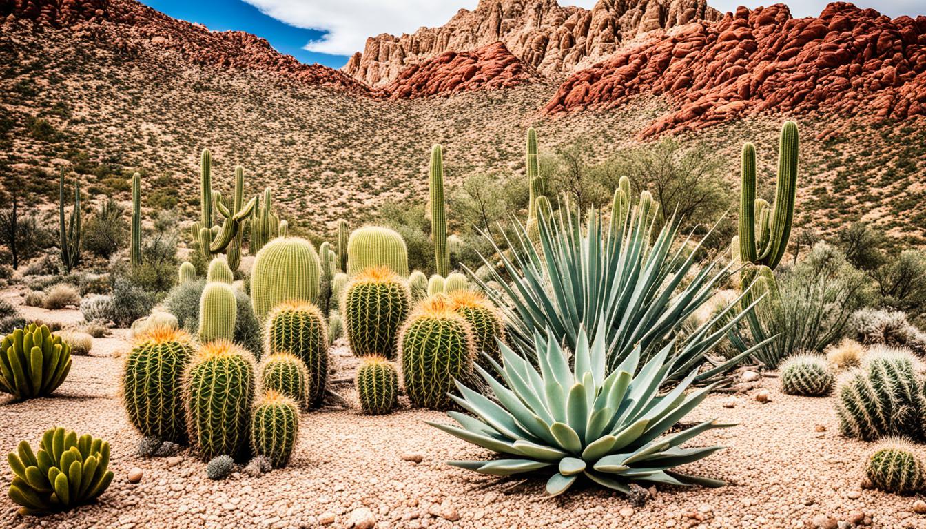 plants in desert