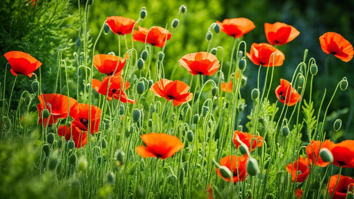 poppy flowering