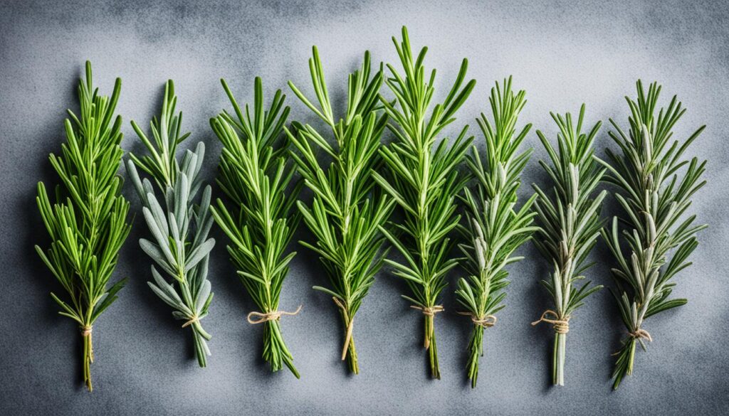 popular rosemary varieties unique traits