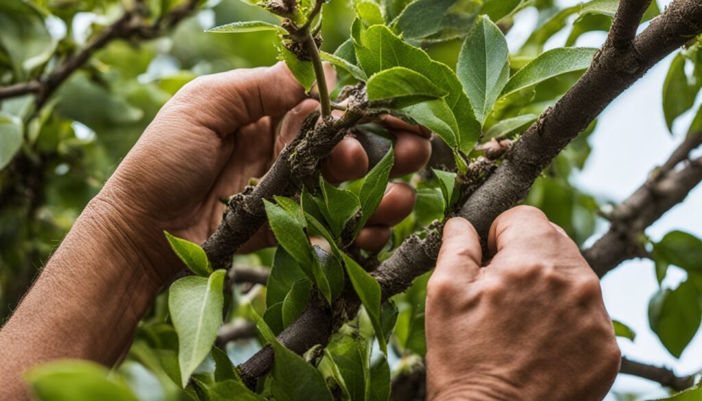 pruning fruit trees