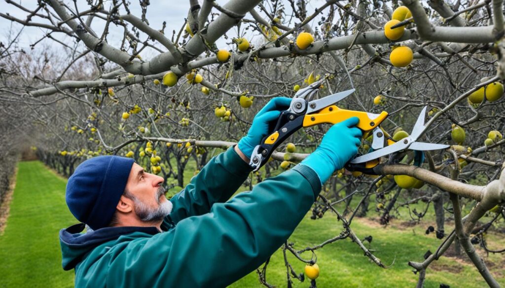 pruning fruit trees