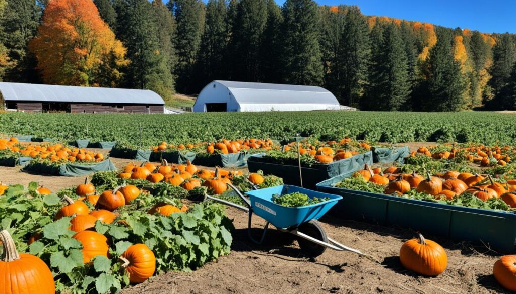 pumpkin cultivation