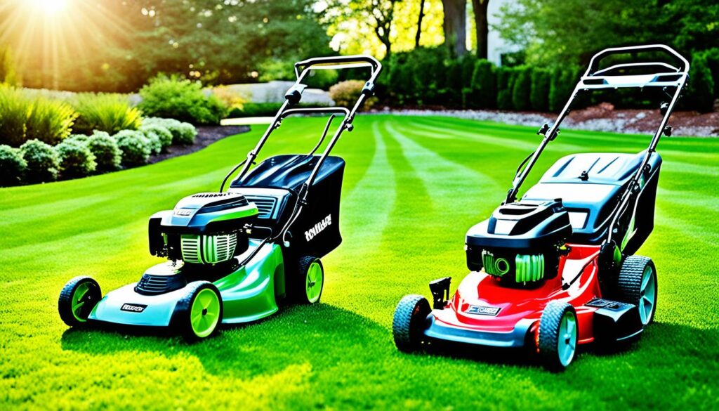 push mower vs self-propelled mower