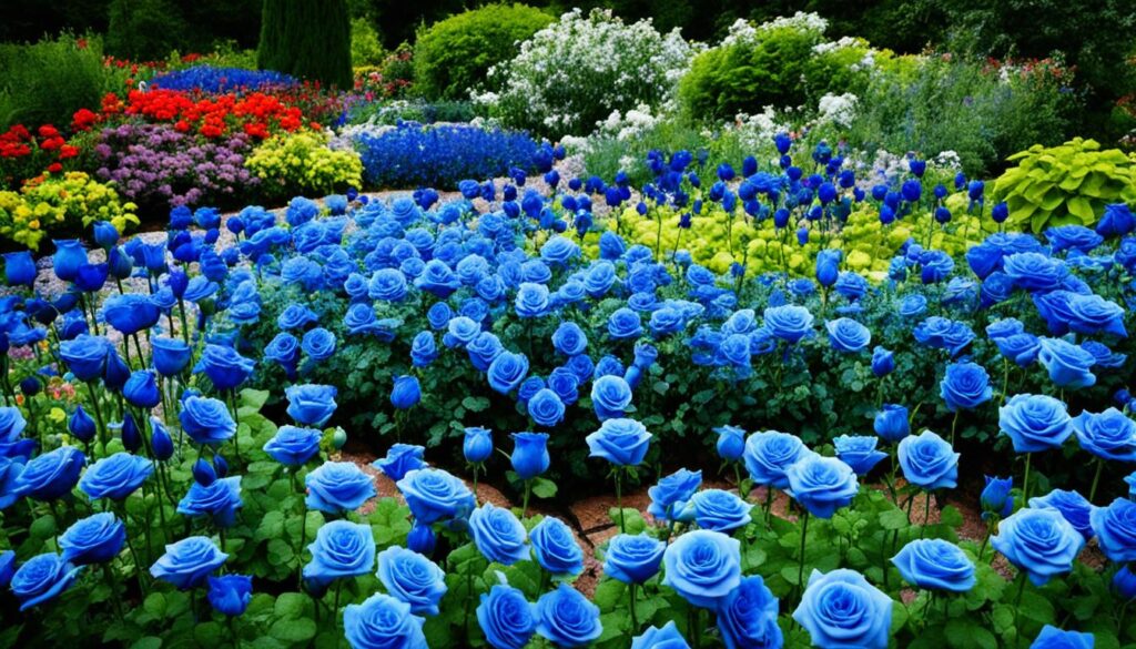 rarity of blue roses