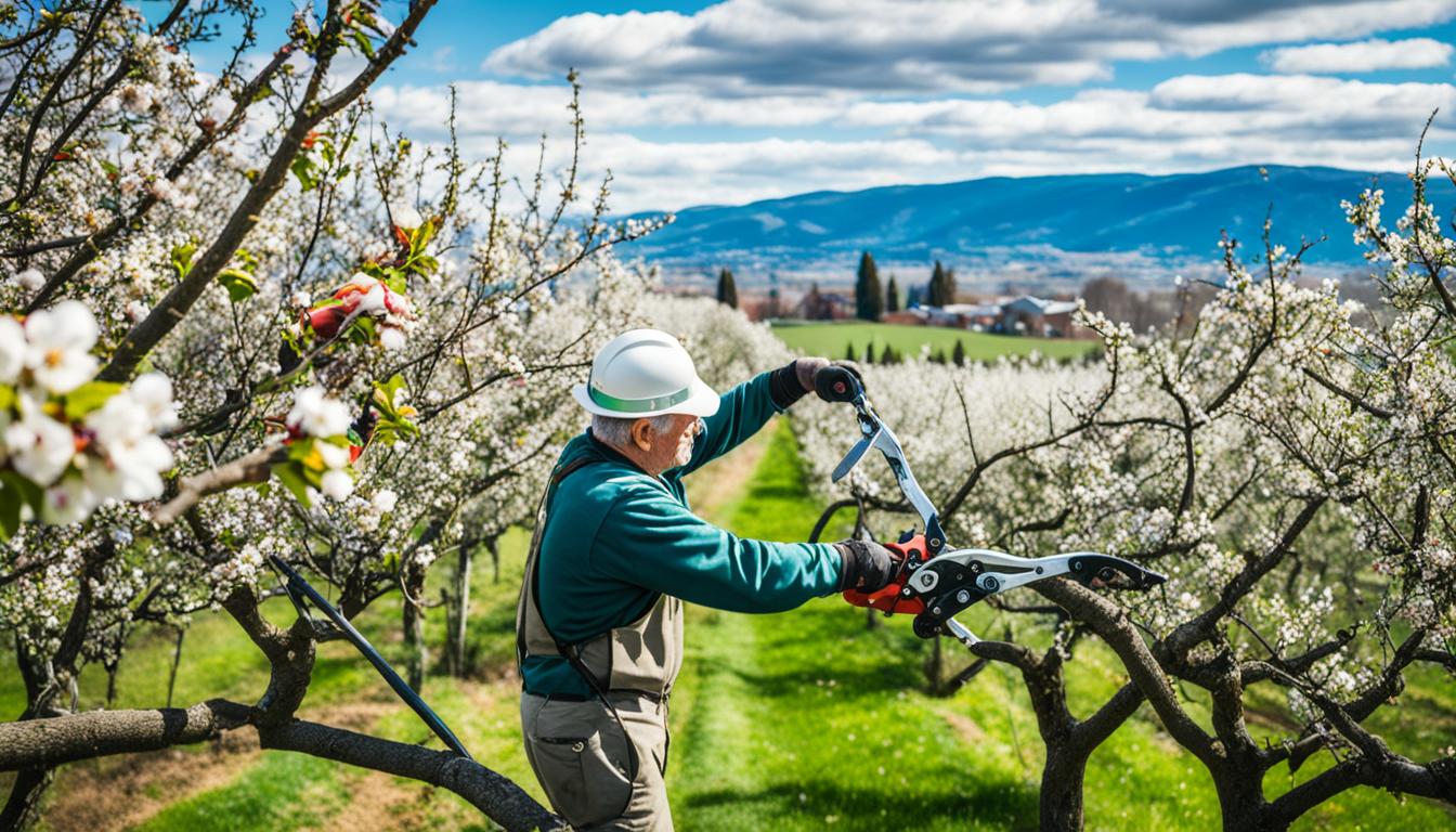 seasonal fruit tree maintenance