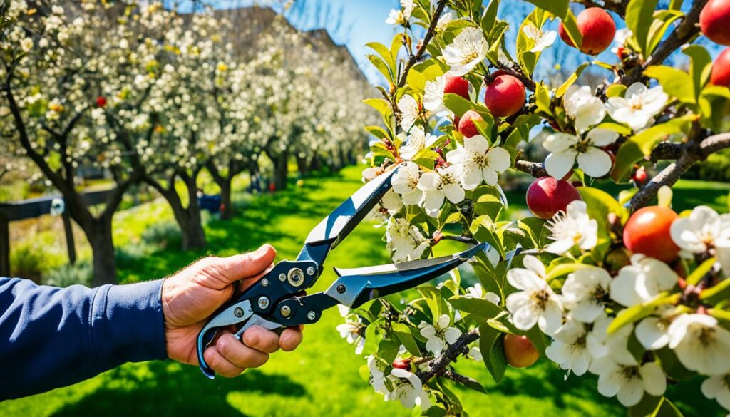 spring fruit tree maintenance