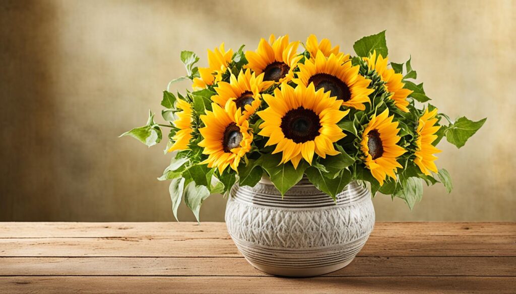 sunflower bouquets