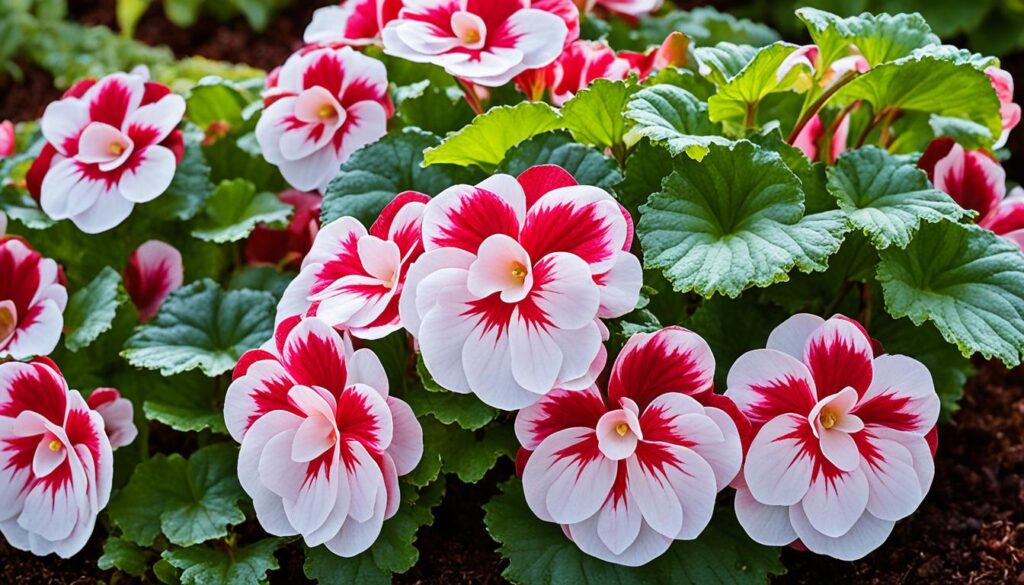 two-tone begonia